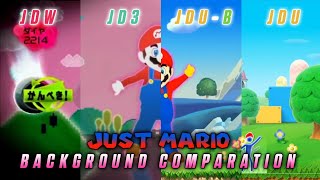 Just Mario: Ubisoft Meets Nintendo - Just Dance Comparation - Old/Beta/New COMPARISON