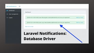 Laravel Notifications: 