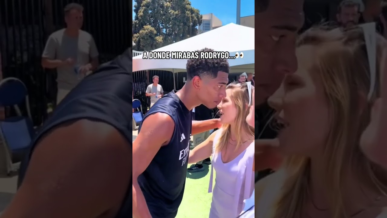 A RODRYGO se le va la mirada…🫣 