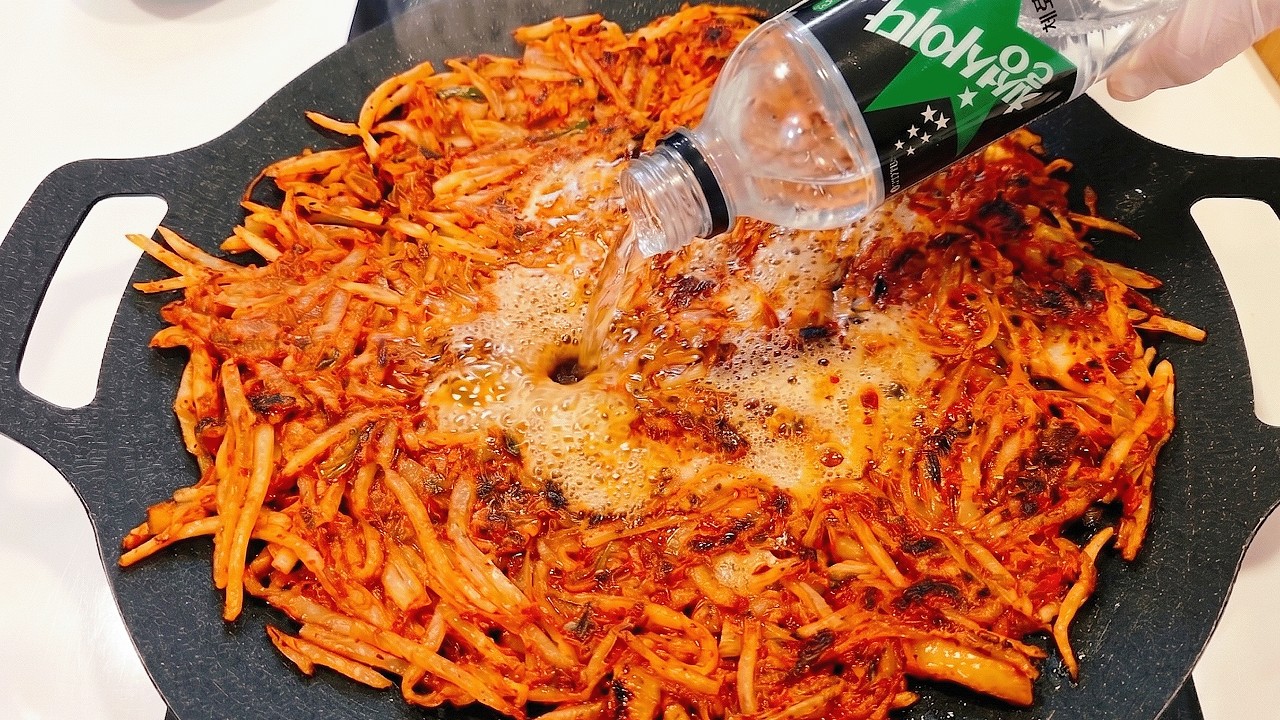 김치전 밀가루NO 물NO 이것 넣어 이렇게 맛있어요! 1년이 행복합니다
