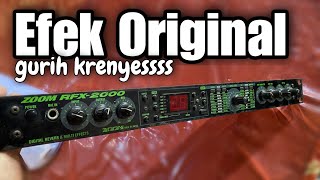 Efek Vokal Zoom rfx2000 Original Japan | Tes semua preset