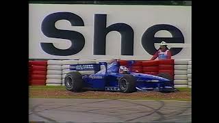 Buenos Aires 1998 F1 Qualifying: Trulli spins out (Natural audio) [AI-upscaled]