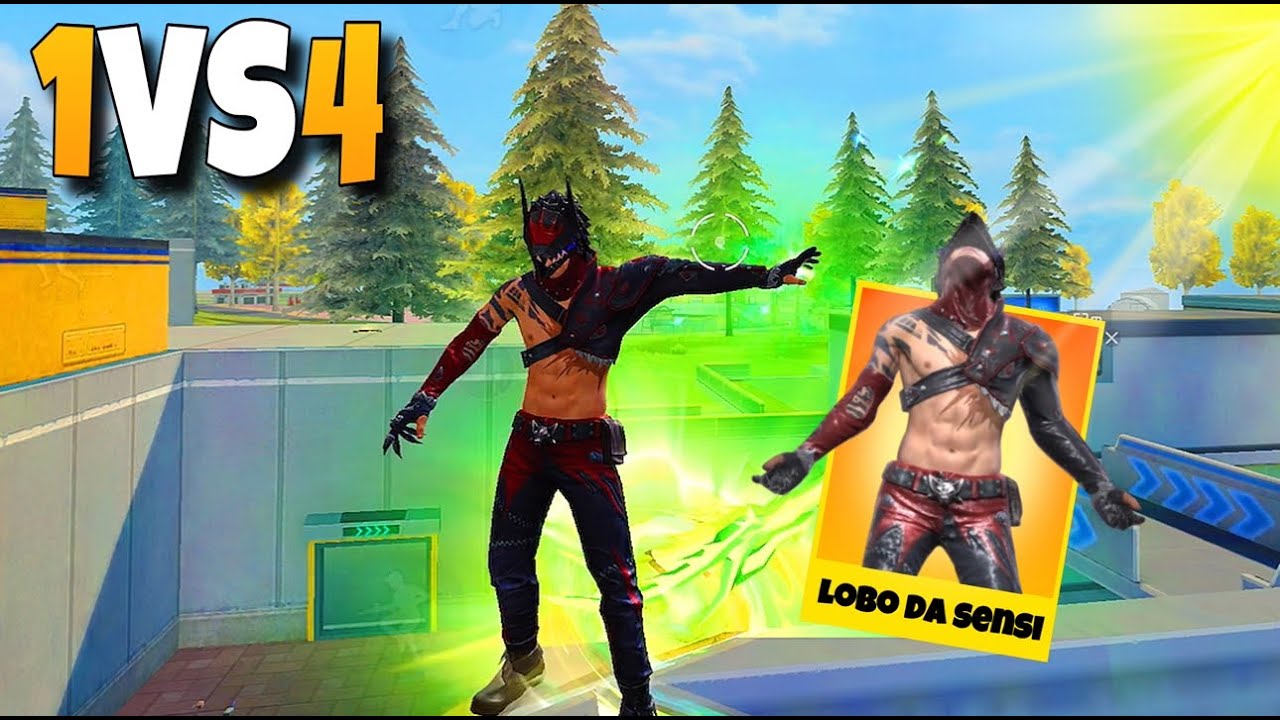 QUANDO EU PEGO CARAPINA A MINHA SENSI FICA ABSURDA!! FREE FIRE MOBILE