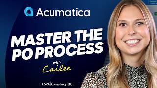 How to Manage the Full Purchase Order Process in Acumatica