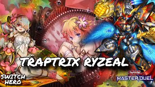 TRAPTRIX RYZEAL FULL ARMORED COMBO RANKED GAMEPLAY (Yu-Gi-Oh Master Duel) #traptrix #ryzeal #yugioh
