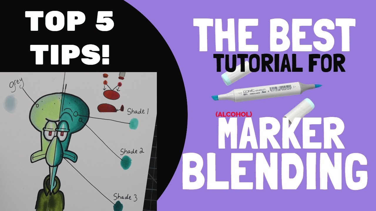 Alcohol Marker Techniques: Learn How to Create Beautiful Blends with Alcohol  Markers — Art is Fun