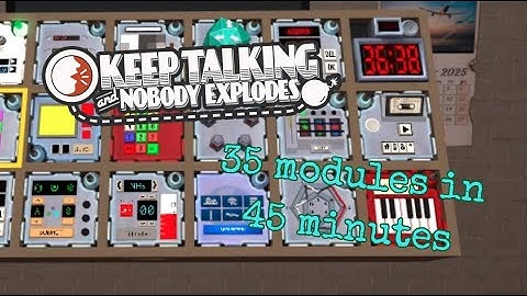 KTANE Mod Bomb #6 - 35 modules in 45 minutes (EFM)