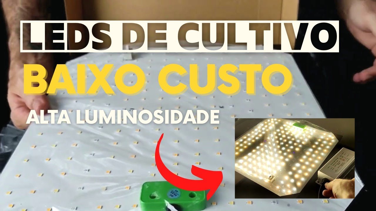 LED Samsung LM281B Melhor custo benefício para cultivos indoor. REVIEW E UNBOXING (Luz para Growers)