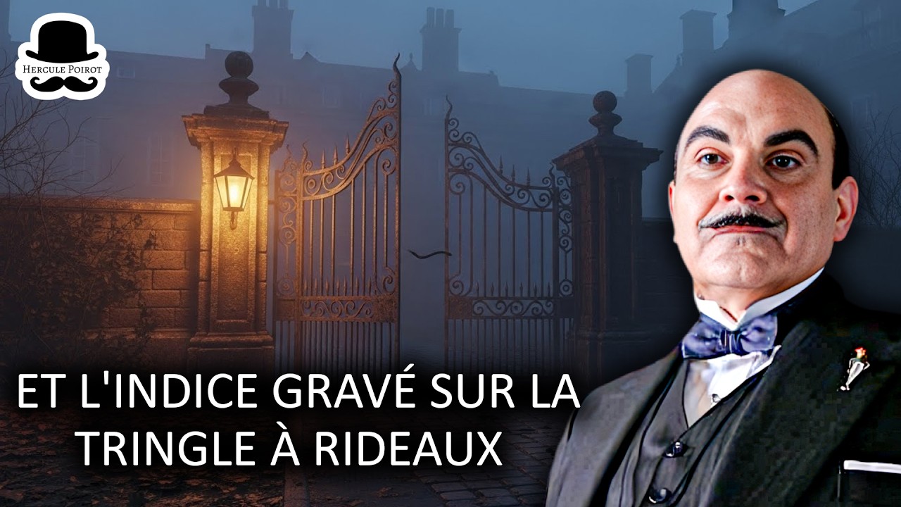 Hercule Poirot et l'indice gravé sur la tringle à rideaux