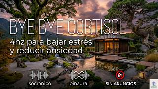 BYE BYE CORTISOL: Music to Lower Stress and Anxiety | 432Hz + 4Hz Isochronic and Binaural Beats screenshot 5