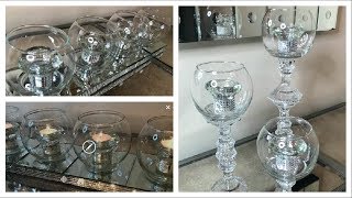 DOLLAR TREE GLAM CANDLE HOLDERS | FROM CHRISTMAS TO NEW YEARS