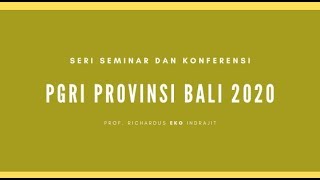 (Seminar 10) Seminar Workshop PGRI Bali: Cara Efektif dalam Pembelajaran