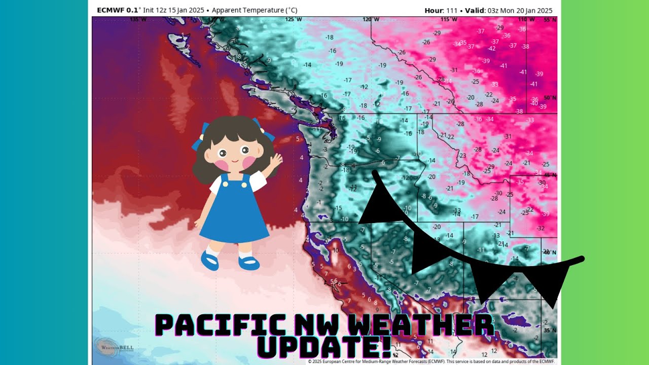 Pacific NW Cools down, Fantasy Arctic Air Hunt! - YouTube