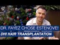 Dr fayez chose estenove no shave dhi hair transplant lifeofadoctor