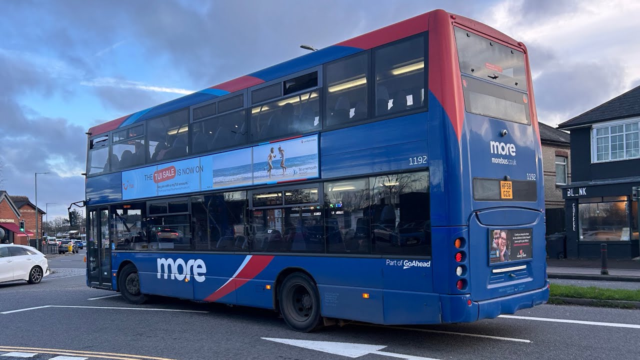 Morebus 1192 HF58 GZG on the 14 to R B Hospital