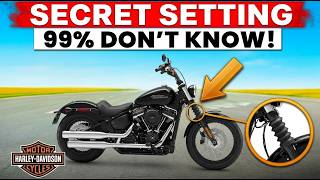 This SECRET Harley Suspension Setting Is NOT KNOWN by 99% of RIDERS