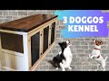 How I made a Triple Dog Kennel (with removable dividers) // Woodworking