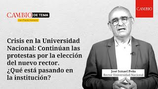 Crisis en la Universidad Nacional: Continúan las protestas por la elección del nuevo rector.