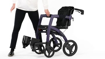 Rollz Motion: transforming walker into wheelchair