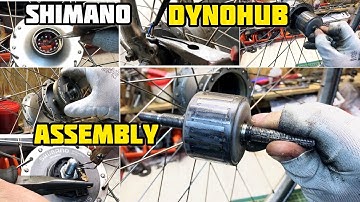 How to SHIMANO DYNOHUB Service Internal Assembly Step by step