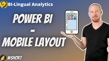 Power BI - Mobile Layout | Create Stunning Mobile Friendly Reports - #Shorts