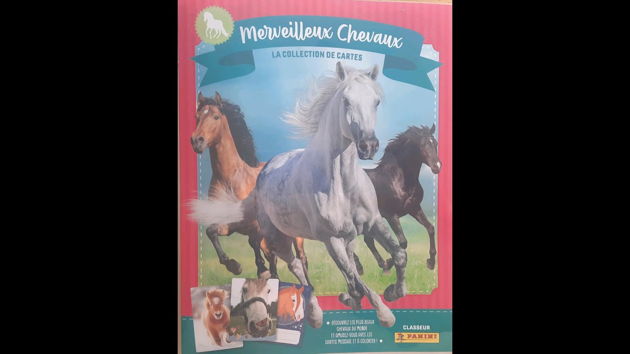 Cartes à Collectionner PANINI Merveilleux Chevaux - Blister De 3 Pochettes + Carte Édition Limitée