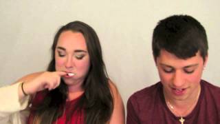 Chubby Bunny Challenge!!! | Meaghan Dowling and Travis Beck