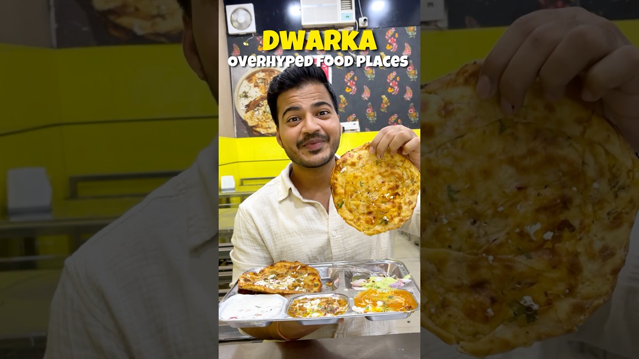 I Tried Dwarka Most Overhyped Food Places By Vloggers 🤢😱 #shorts #food