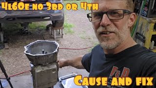 01 4l60e Transmission no 3rd and 4th cause and fix