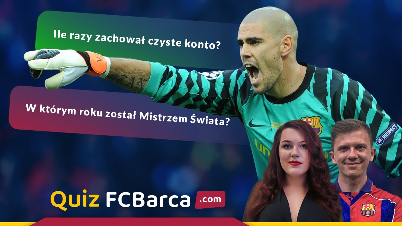 Magda Rudnicka vs Michał Gajdek  - Víctor Valdés | Półfinał Quizu FCBarca.com #13