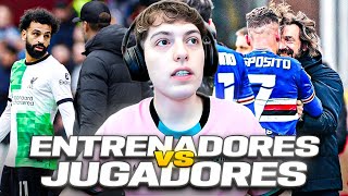 JUGADORES VS ENTRENADORES - MOMENTOS LOCOS E IRREPETIBLES EN EL FUTBOL!