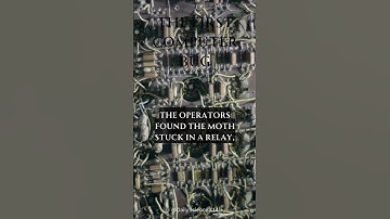 Did you know? The First Computer Bug 🐜