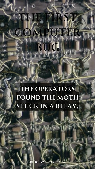 Did you know? The First Computer Bug 🐜 - YouTube