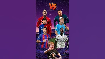 YOUNG RONALDO, MESSI, NEYMAR VS MBAPPE, HAALAND, VINICIUS JR 🐐🥶 #ronaldo #messi #neymar #mbappe