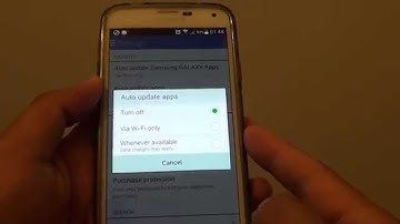 Samsung Galaxy S5: How to Enable / Disable Auto Update Apps from GALAXY Apps