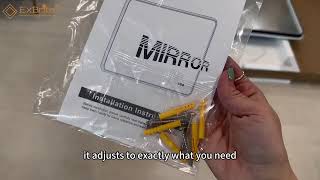 Exbrite Bathroom Mirror Unboxing & Review for any bathroom #diy #bathroommirror #interiordesign screenshot 5