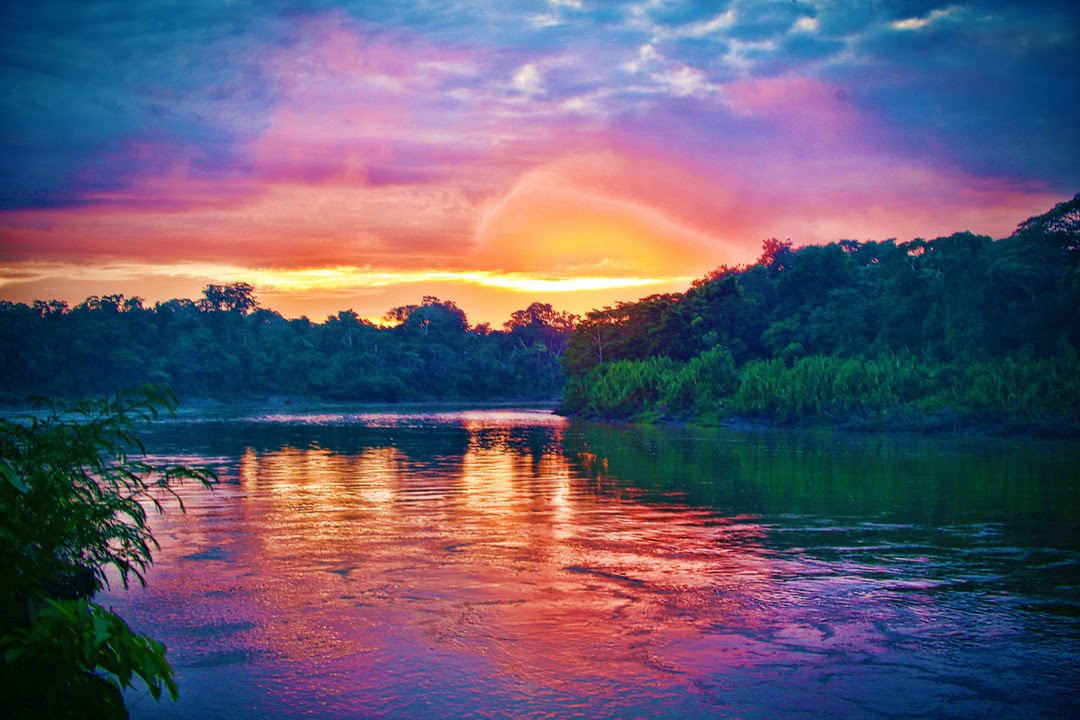 Sunset Deep in the Amazon - YouTube