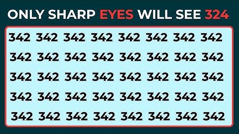 Test Your Observation Skill! Spot The Odd Numbers and Letters