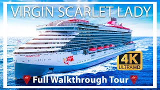 Virgin Voyages Scarlet Lady | Full Walkthrough Ship Tour & Review | Adults Only | Ultra HD