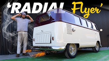 First Fire-Up! VW Split Window with Radial Aircraft Engine – Sounds Terrifying!