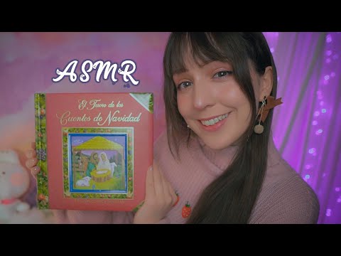 ⭐ASMR Leyendo Cuentos Antes de Dormir🎄 [Sub] Cuentos de NAVIDAD en Español