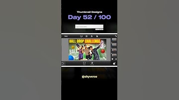 Day 52/100👾✅ Thumbnail Design! #shorts #thumbnail #photoshop #design #100dayschallenge #challenge