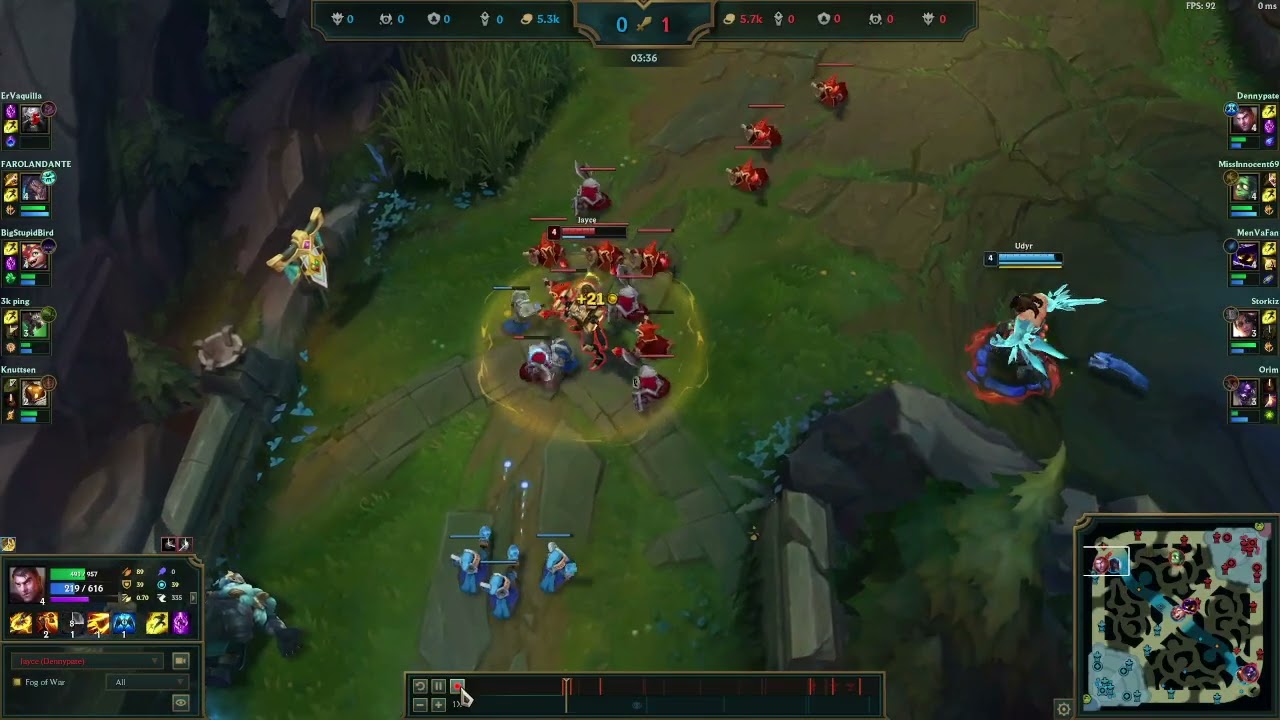 Dennypate Jayce vs Gragas/Udyr