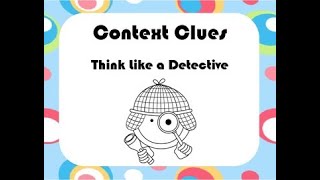 English Lesson 2: Context Clues
