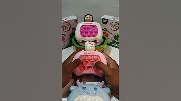 Playing push game hello kitty, pop it elektrik, push game challenge, asmr, #popit #toys