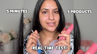 IS A 5 MINUTE MAKEUP ROUTINE ACTUALLY POSSIBLE? NO EDITS & NO CUTS