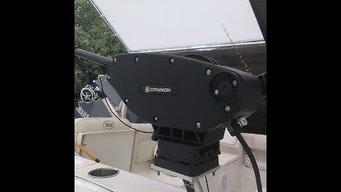 cannon downrigger installation