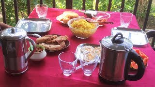 MY MORNING ROUTINE - BREAKFAST- TOMATO CHUTNEY- TUR DAAL KHICHDI