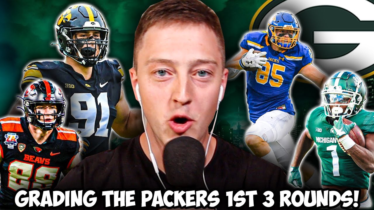 Grading The Packers 1st 3 Rounds Of The NFL Draft! YouTube
