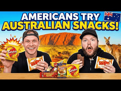 Americans Try Australian Snacks for the First Time 🇦🇺